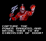 Mighty Morphin Power Rangers The Movie screenshot 4 for Sega Game Gear